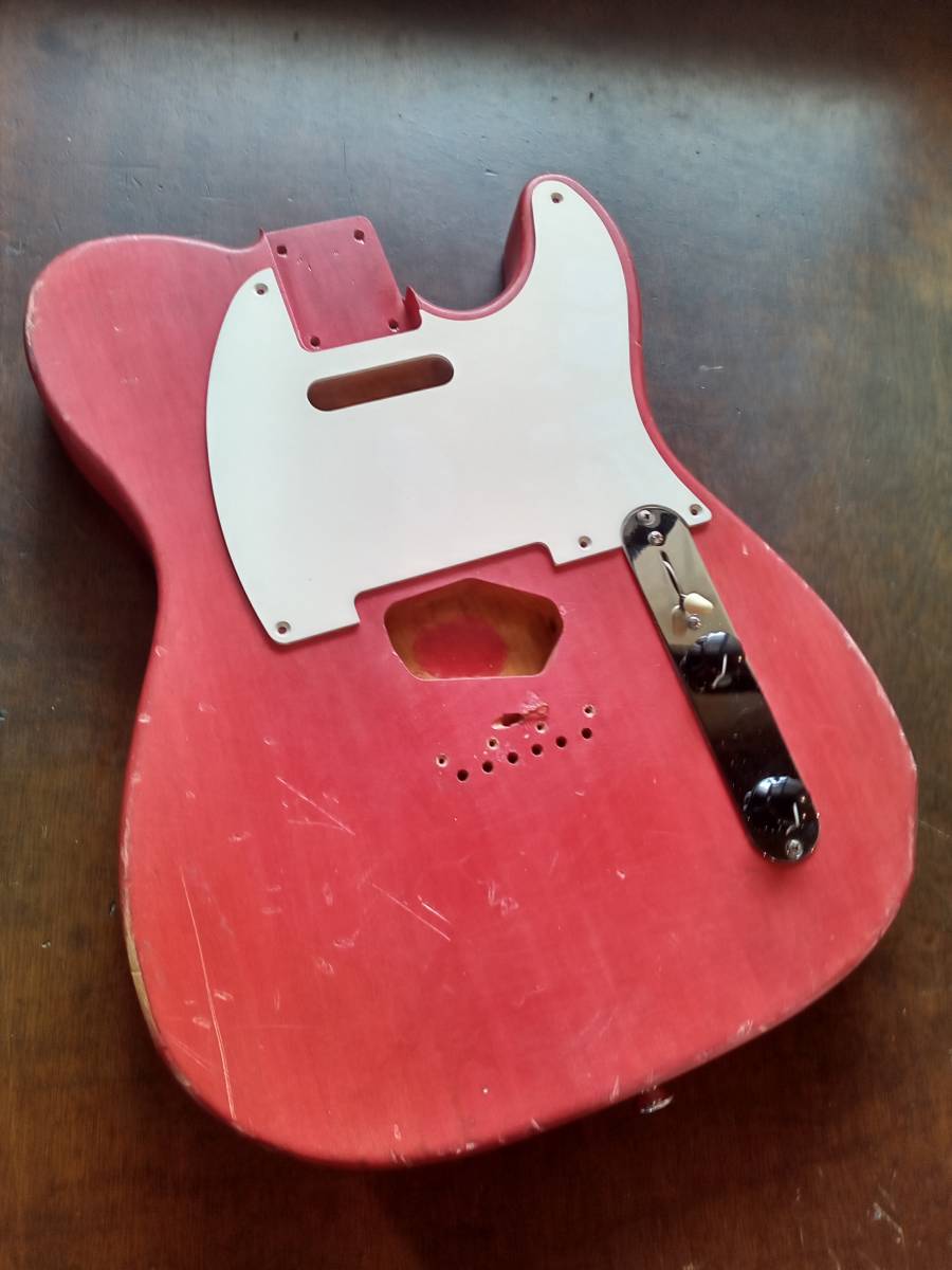 テレキャスター メーカー不明 TL deluxe 改 fender パーツ多数 Japan