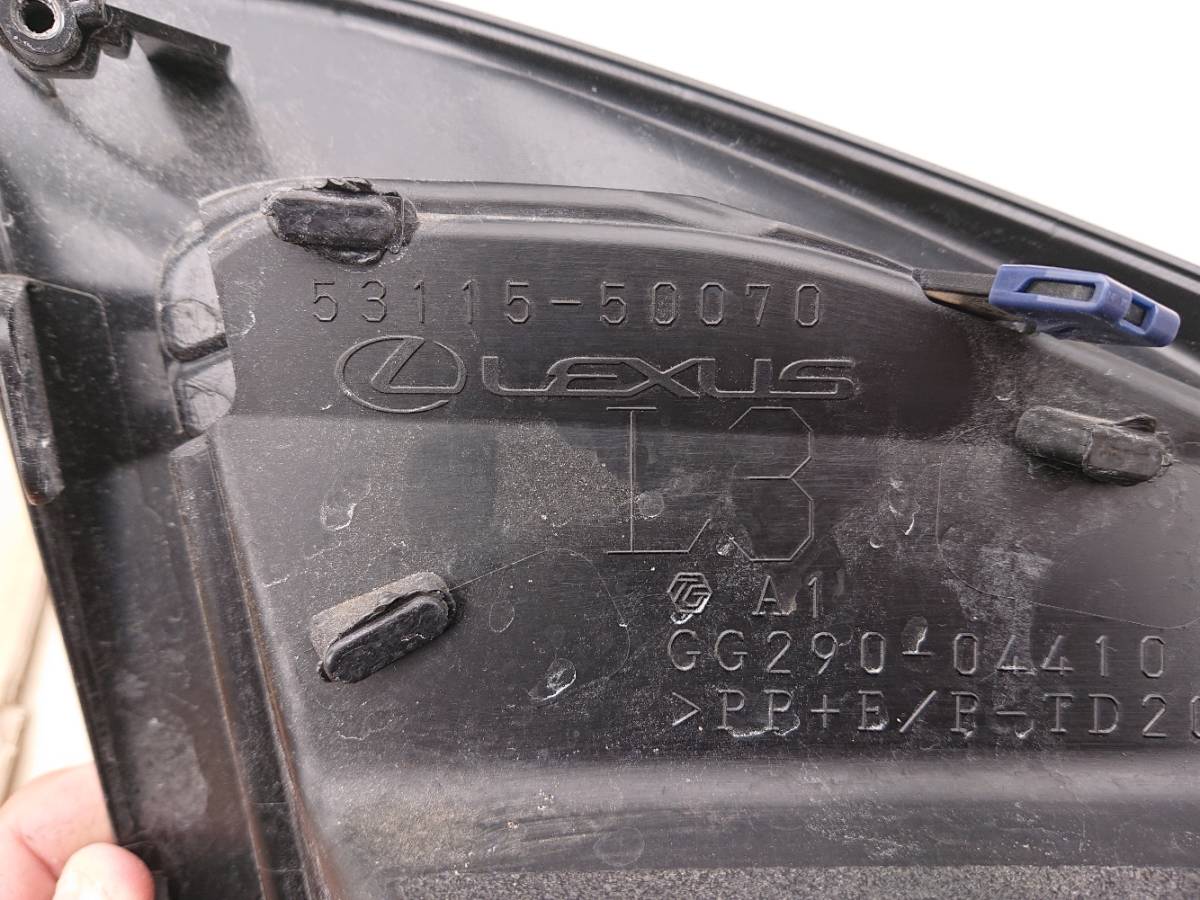 レクサス純正 VXFA50 LS LS500 Fスポーツ フロント バンパー サイド