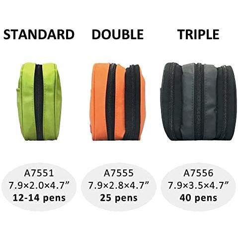 ダブル/黒 リヒトラブ ペンケース ブックタイプ ダブル 黒 A7555-24_10