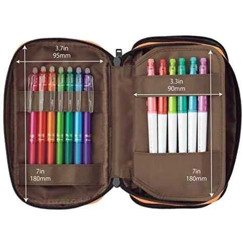 ダブル/黒 リヒトラブ ペンケース ブックタイプ ダブル 黒 A7555-24_3