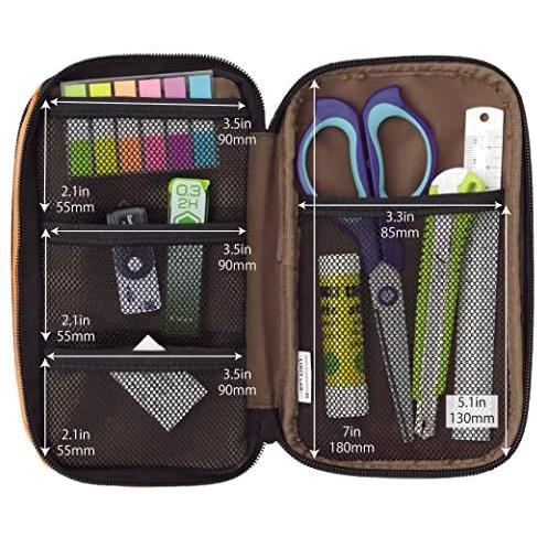 ダブル/黒 リヒトラブ ペンケース ブックタイプ ダブル 黒 A7555-24_5