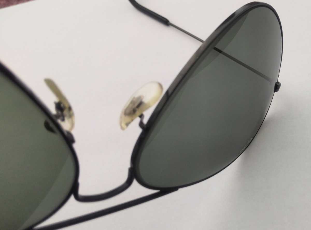 B&L vintage Ray-Ban USA BL 砂打ち アビエーター ブラックメタル