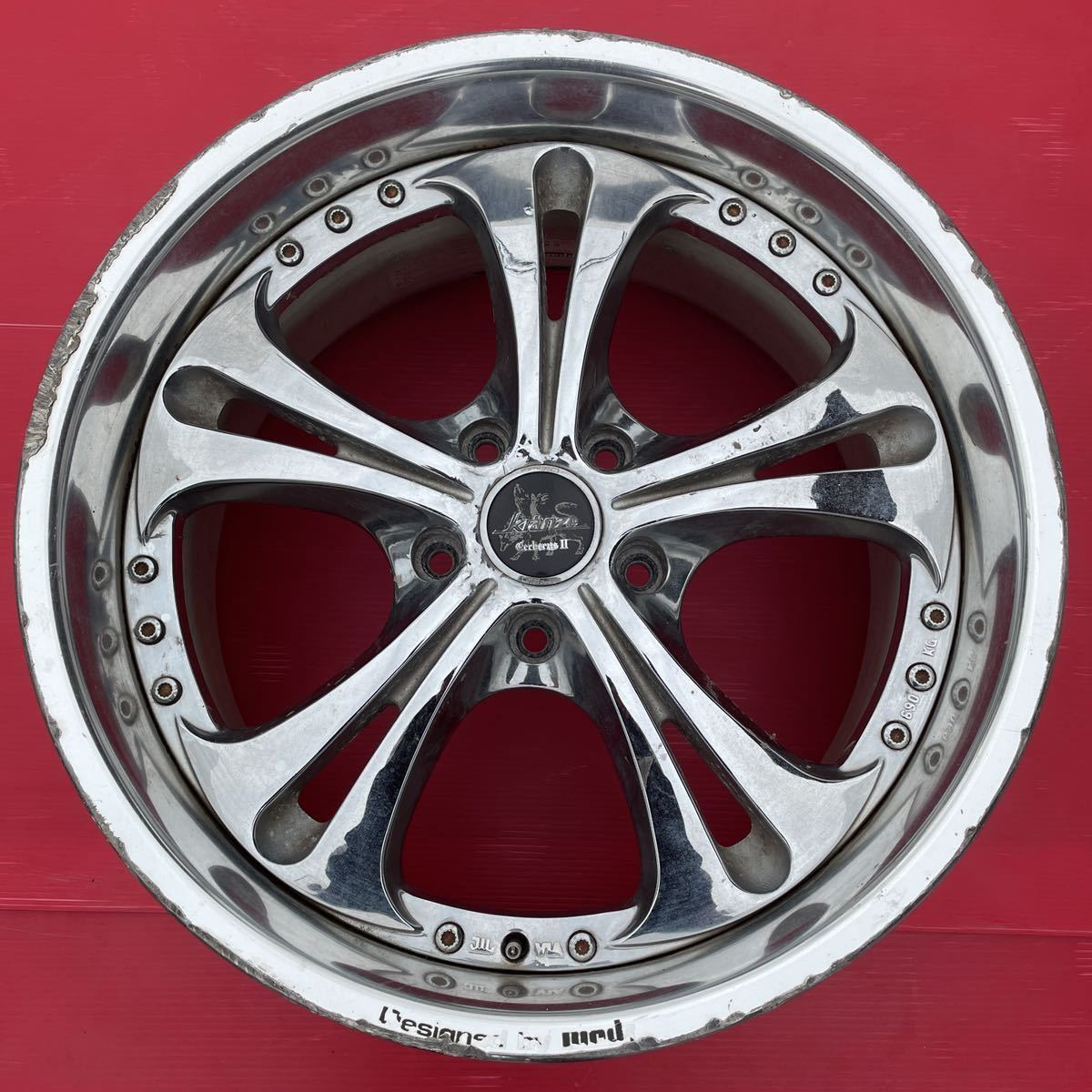 Weds Kranze クレンツェ ケルベロス2 18インチ 深リム 深リム 3ピース Weds kranze クレンツェ ケルベロスⅡ 18×9JJ+33