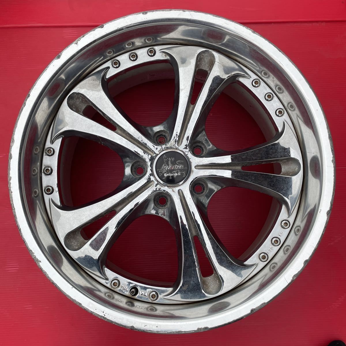 深リム 3ピース Weds kranze クレンツェ ケルベロスⅡ 18×9JJ+33 