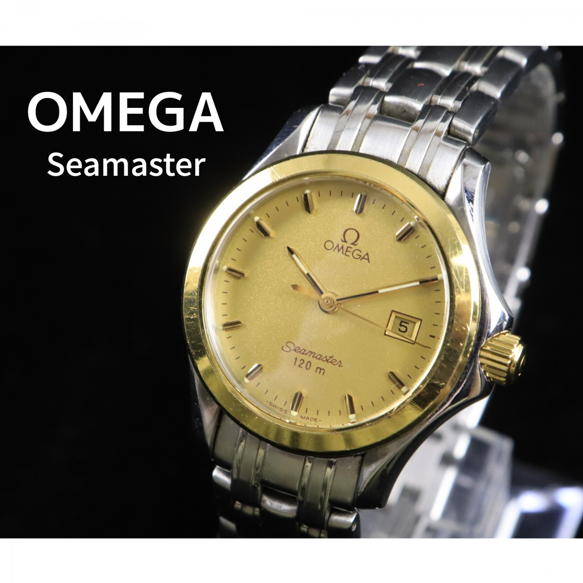 OMEGA オメガ SEAMASTER シーマスター 120m メンズ腕時計 クォーツ 