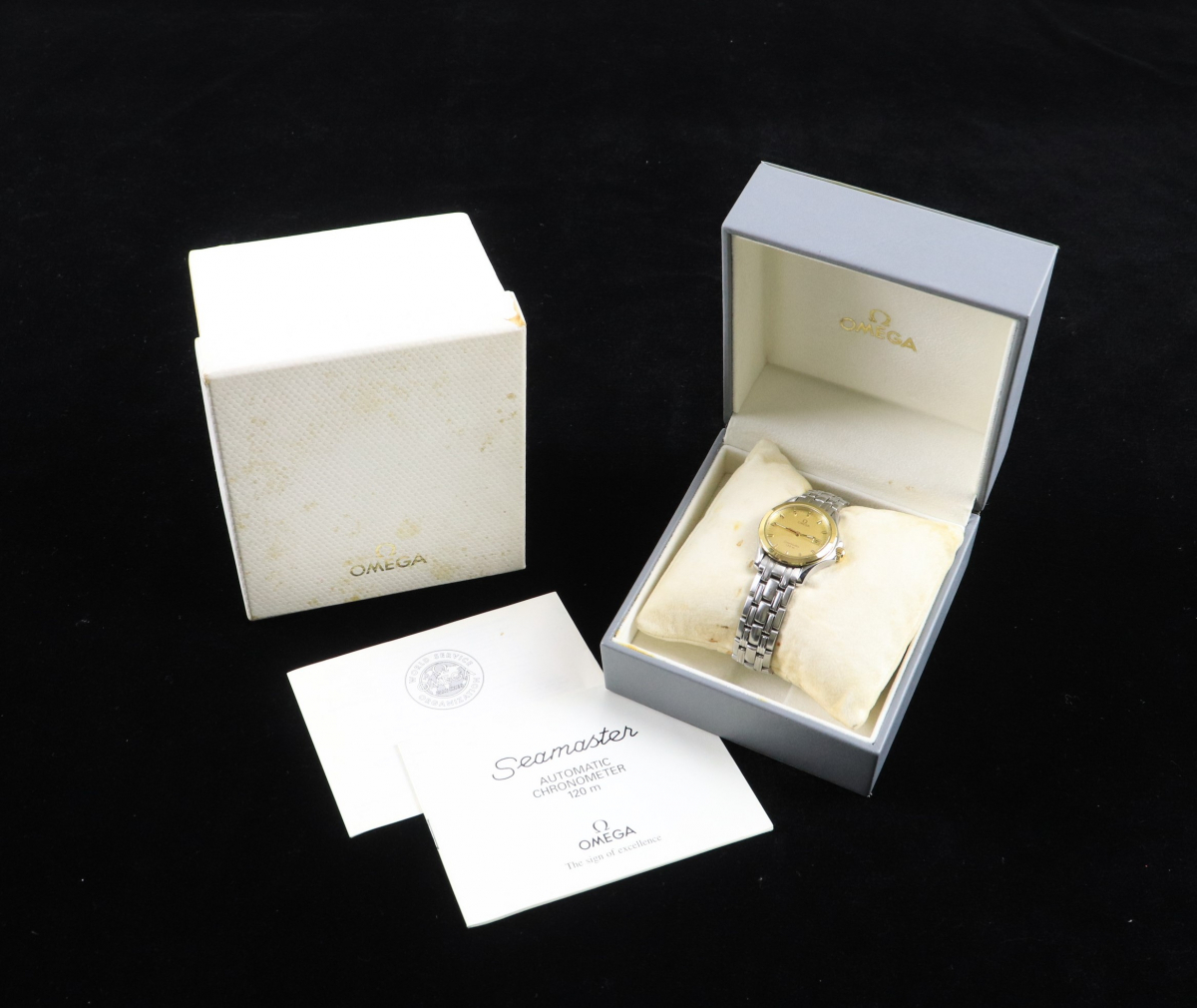 OMEGA オメガ SEAMASTER シーマスター 120m メンズ腕時計 クォーツ 