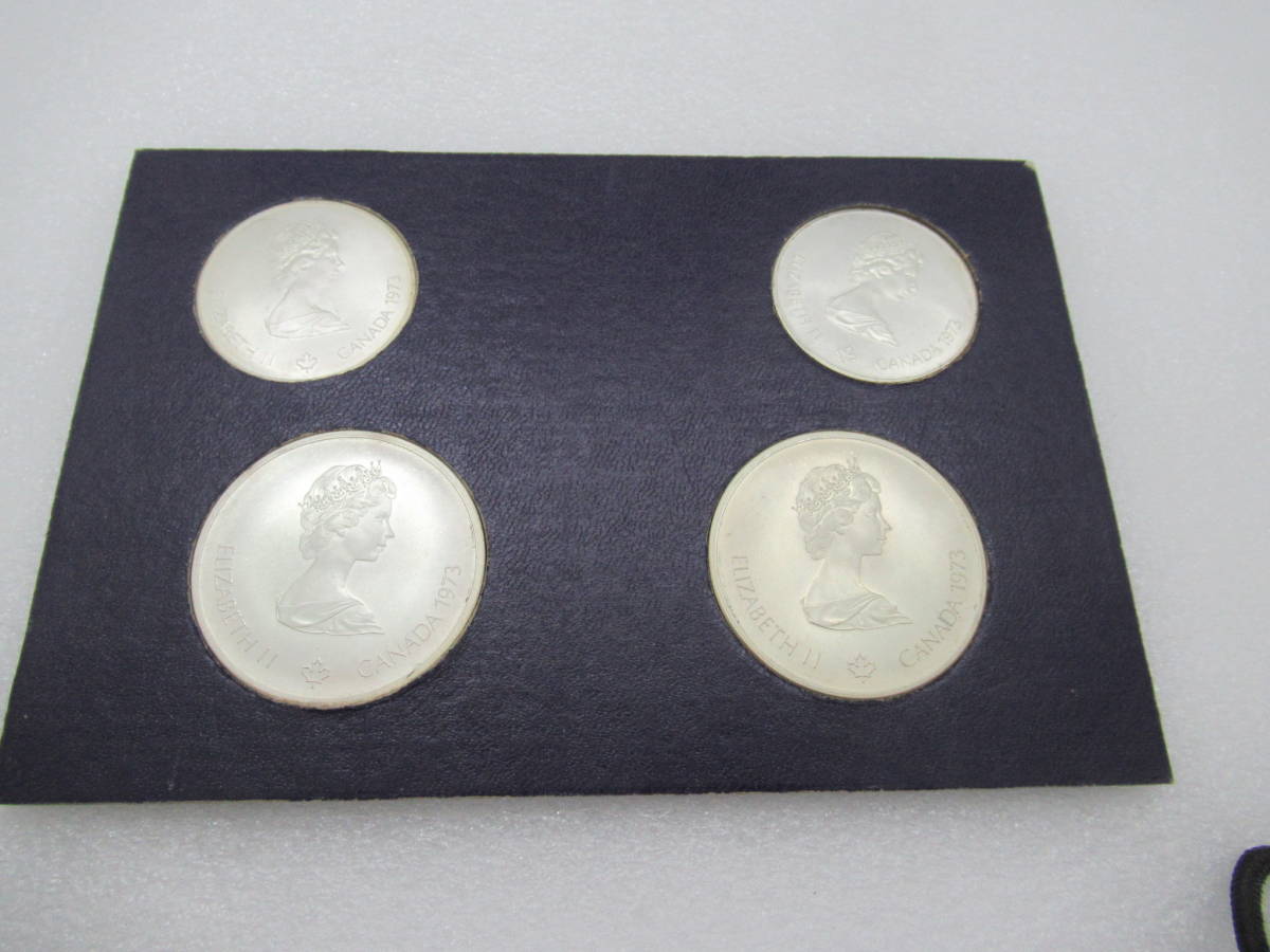 58751 第21回 モントリオール オリンピックコイン 銀貨 5ドル 10ドル XXI OLMPIC Montreal 1976 CANADA  第21回モントリオールオリンピックコイン 記念銀貨 オリンピックモントリオール大会 モントリオール大会 第21回オリンピック モントリオールオリンピック 記念銀貨(第21回)