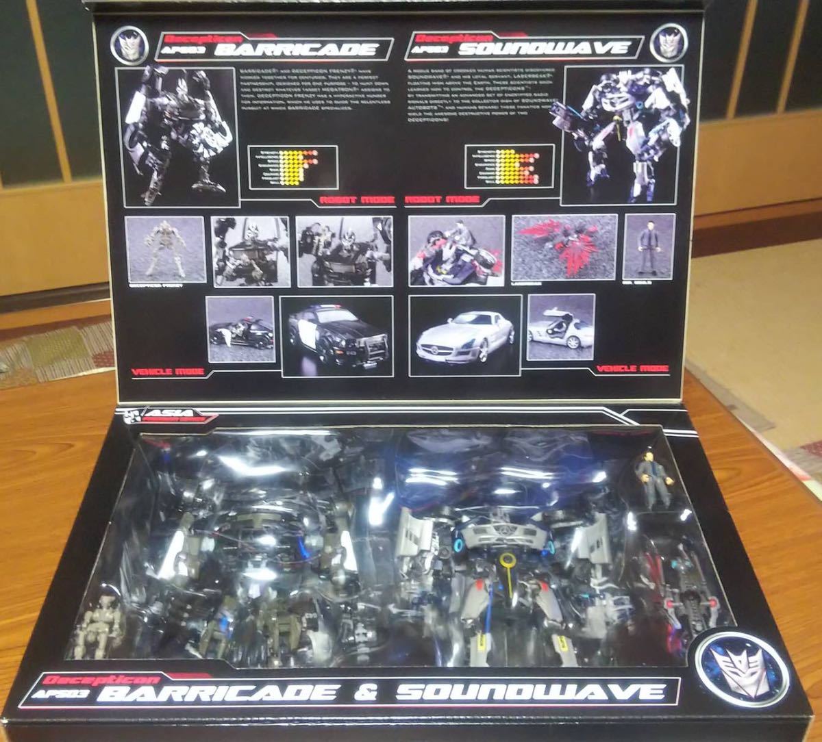 オマケ付】ASIA PREMIUM SERIES APS03 バリケード＆サウンドウェーブ 