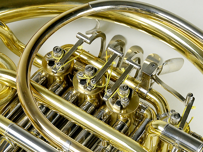 YAMAHA YHR 664 フルダブルホルン F管、B♭管 添えよ マウスピース付き