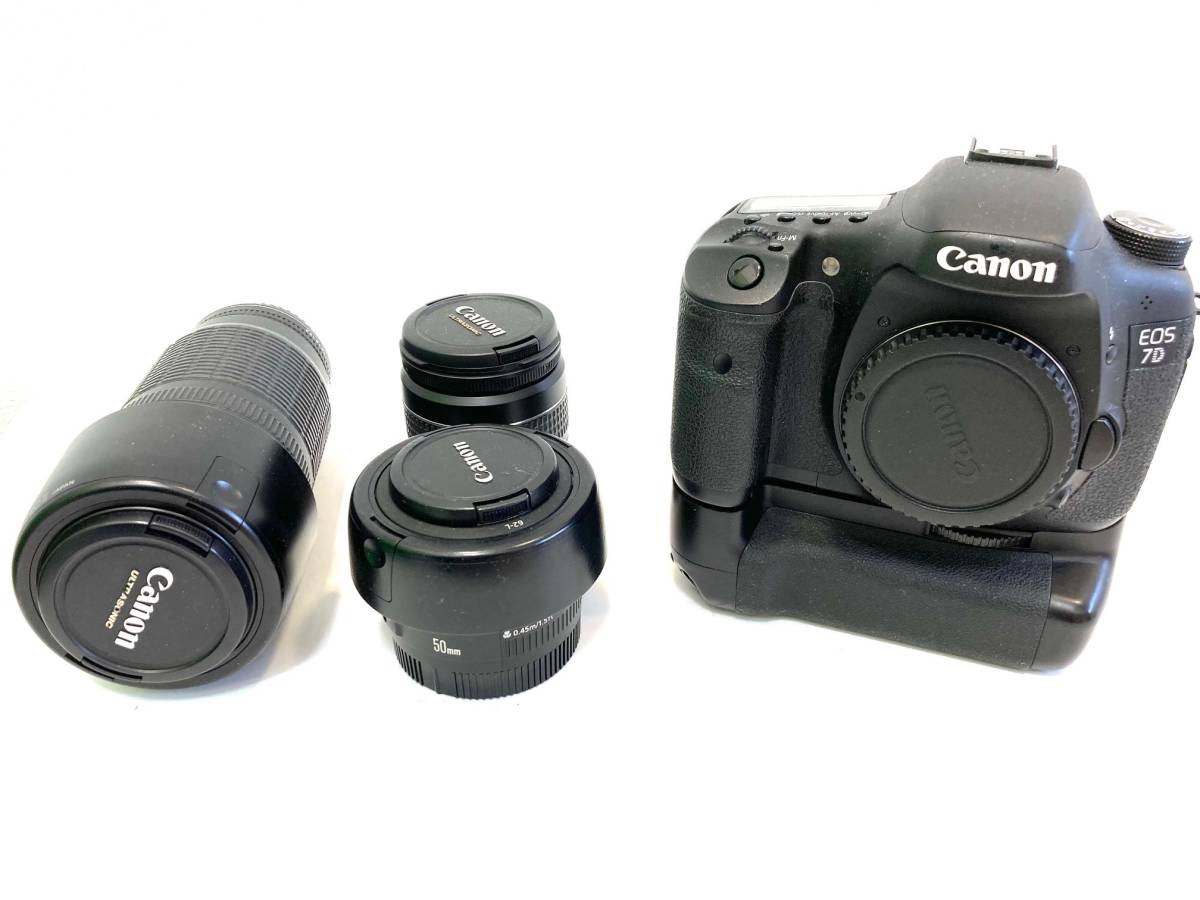 注目！外観○】Canon EOS 7D レンズ ef 100-300 BG-E7 Canon EOS 7D 用