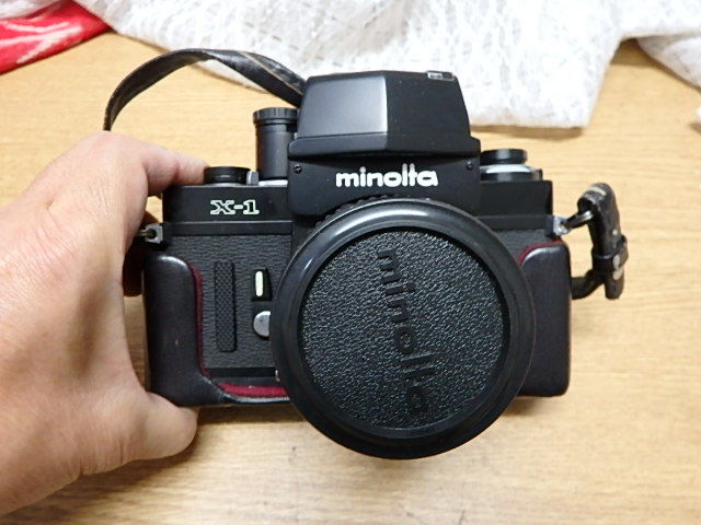 MINOLTA ミノルタ X-1 X-1 ミノルタ MINOLTA G 1:1.4 写真と模型を