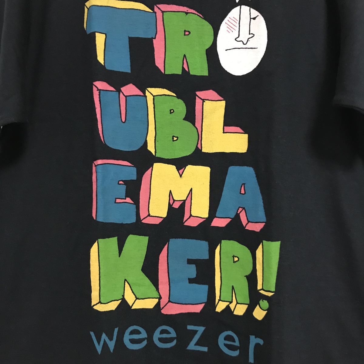 00s 未着用 WEEZER ウィーザー 2008 ワールドツアー Tシャツ ロックT 