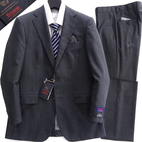 ☆BE6 幅広L相当☆大きいサイズ☆Savile Row 総裏 ダークネイビー