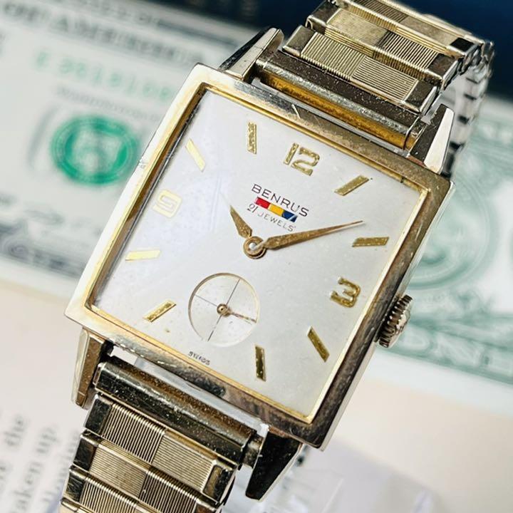 Benrus ベンラス アンティーク時計 手巻き BENRUS（腕時計）のフリマ