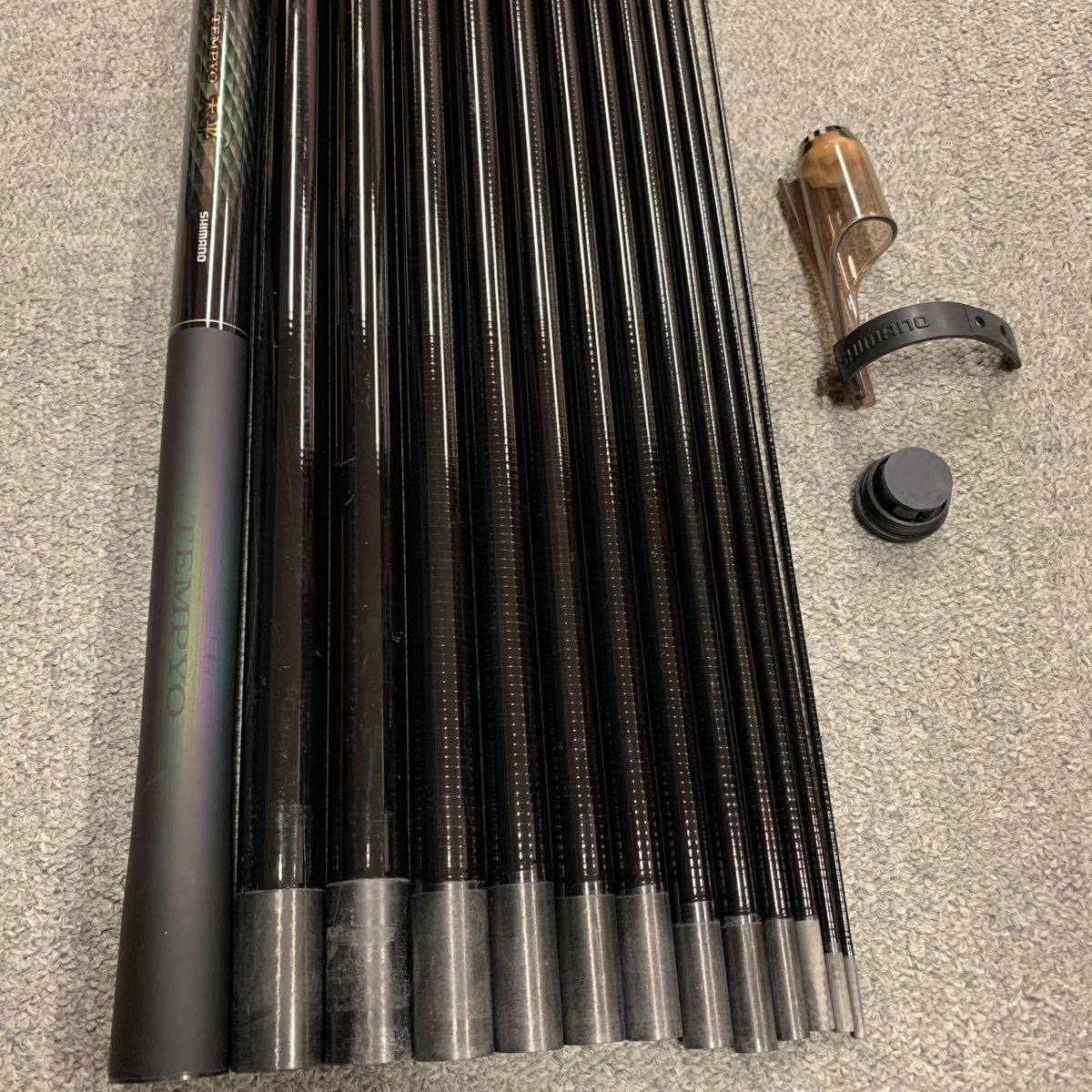 美品 SHIMANO シマノ 天平 硬調 61 ZA 54-58-61 渓流竿(シマノ)｜売買 