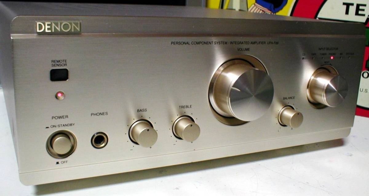 DENON UPA-F88 MM-PhonoEQ Stereo Integrated Amplifier 左右出力OK