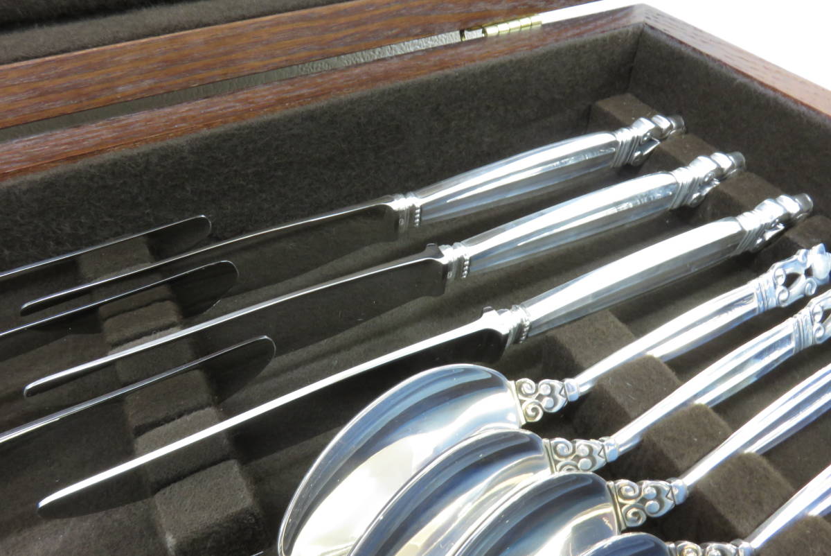 ジョージジェンセン　ナイフ　フォークセット 06960 405-049 ジョージジェンセン Georg Jensen カトラリー セット