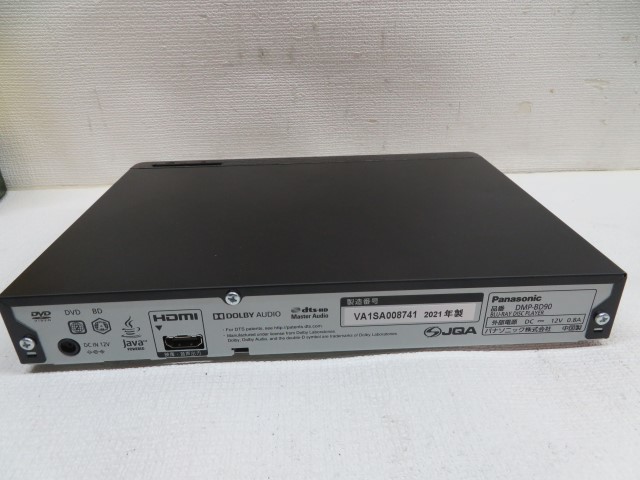 2021年製☆Panasonic DMP-BD90 ブルーレイディスクプレーヤー
