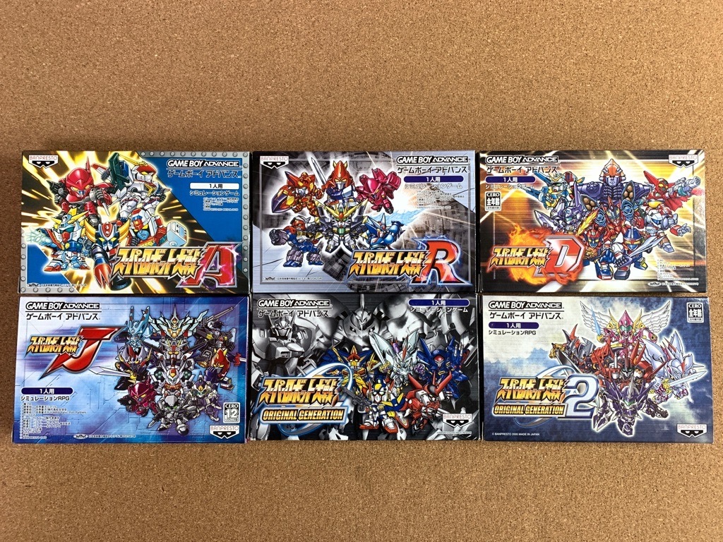ゲームソフト ORIGINAL GENERATION GBA スーパーロボット大戦 スーパー