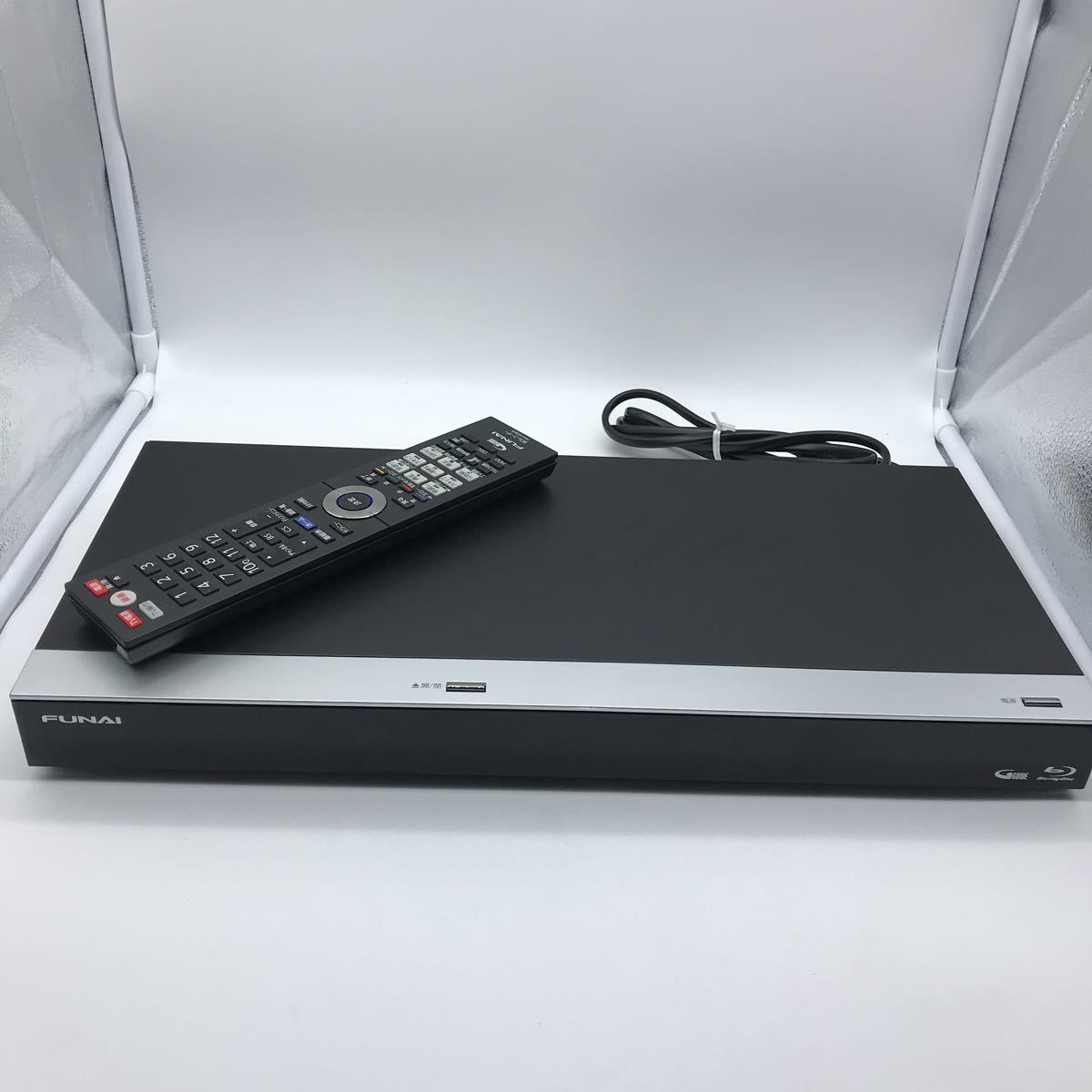 FUNAI FBR-HT1000 HDD/BDレコーダー 2017年製 通電確認/簡単な動作確認/リモコン付き 1TB FUNAI FBR-HT1000 FBR-HT1000｜レコーダー／プレーヤー｜FUNAI製品情報 DBR-T1007同等 ＢDレコーダー 1TB☆17年☆FUNAI⁄フナイ☆HDD⁄BDレコーダー☆FBR-HT1000
