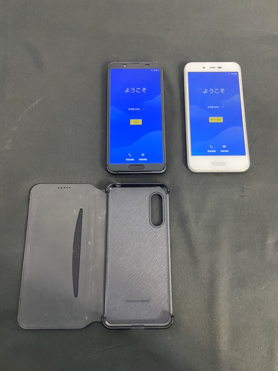 ★AQUOS/アクオス docomo sense3 SH-02M[64GB] ＋SHARP SH-M05［32GB］セット★スマートフォン/android/動作確認済み/初期化済み★ sense3 AQUOS SH-02M aquos sh－02m 64gbの通販