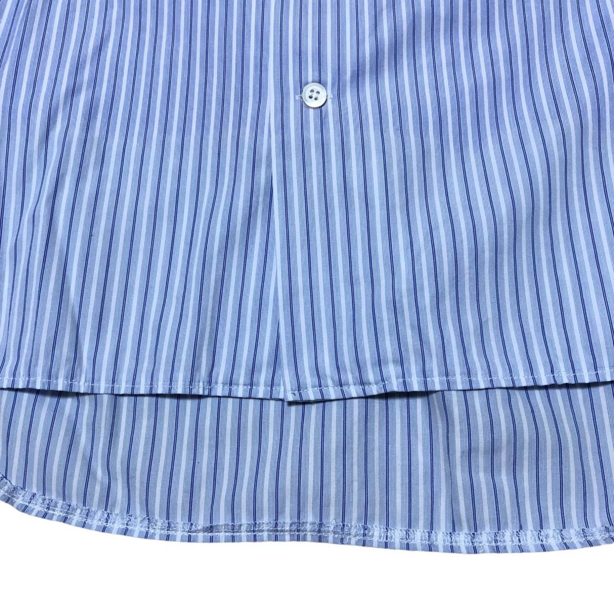 Comme Des Garcons コムデギャルソン シャツ ロング丈スカート セットアップ ストライプ 水色系 コットン100 レディース Xs 女性用 売買されたオークション情報 Yahooの商品情報をアーカイブ公開 オークファン Aucfan Com