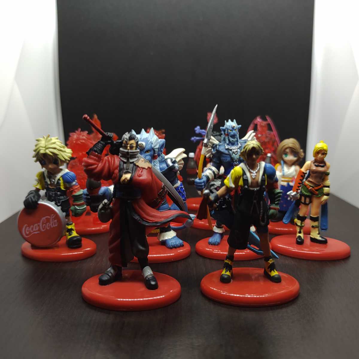 ファイナルファンタジー10 FFX コカ・コーラ フィギュア 14体セット 