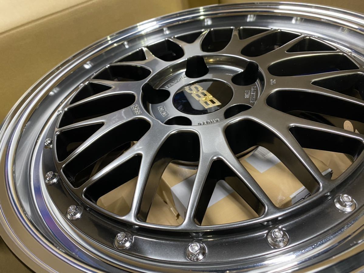 BBS LM 超美品 ほぼ新品 4本 17×7.5J+38 ダイヤモンドブラック LM076 