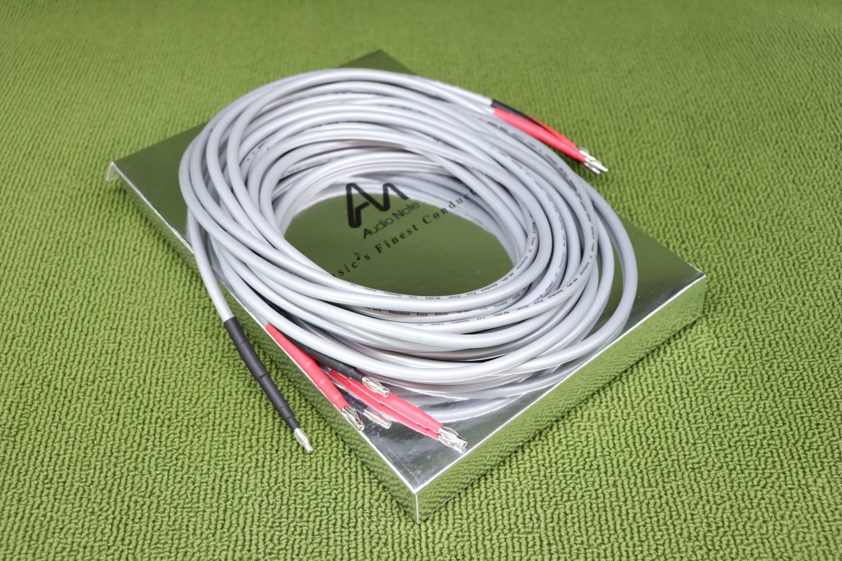 2025，爆買い 1円〜 3.0m Audio Note オーディオノート AN-SPx SILVER 銀