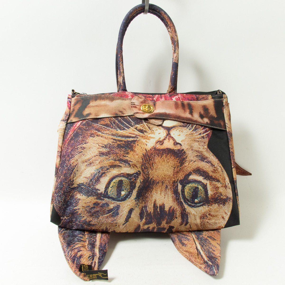 ahcahcum.muchacha アチャチュムムチャチャ 猫柄 トートバッグ 