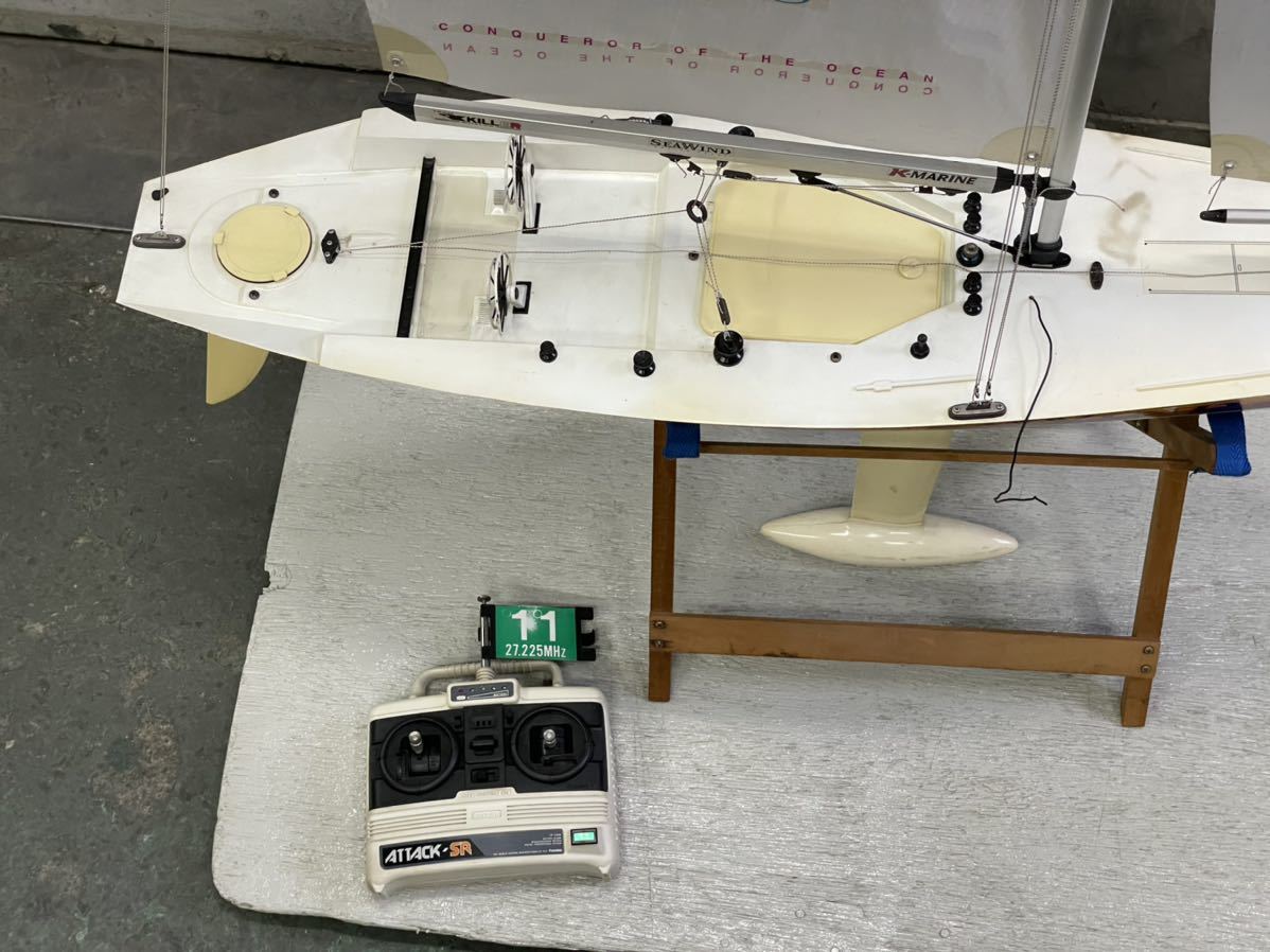 KYOSHO SEAWIND 京商 シーウィンド RCヨット 送受信機付き【USED