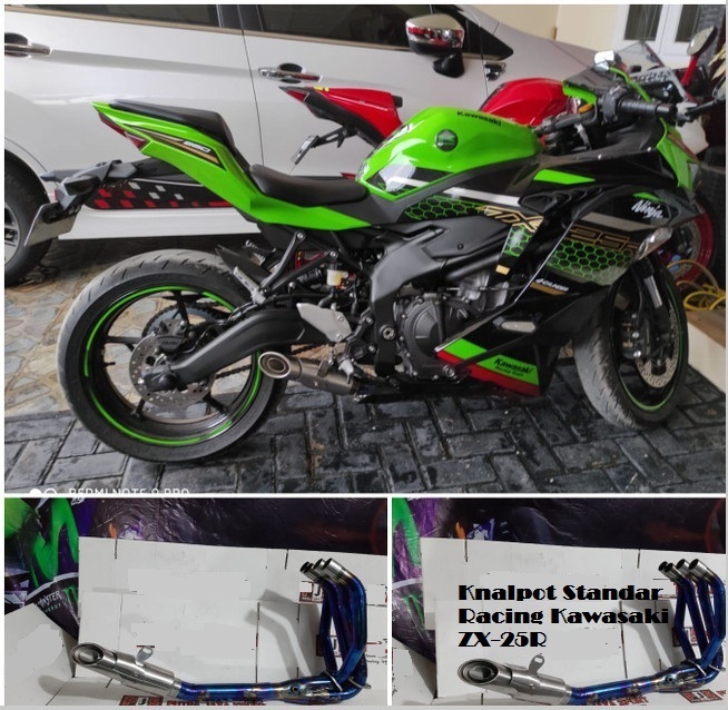 KAWASAKI ZX25R用 NINJA ショート管 ブルームーン フルシステム