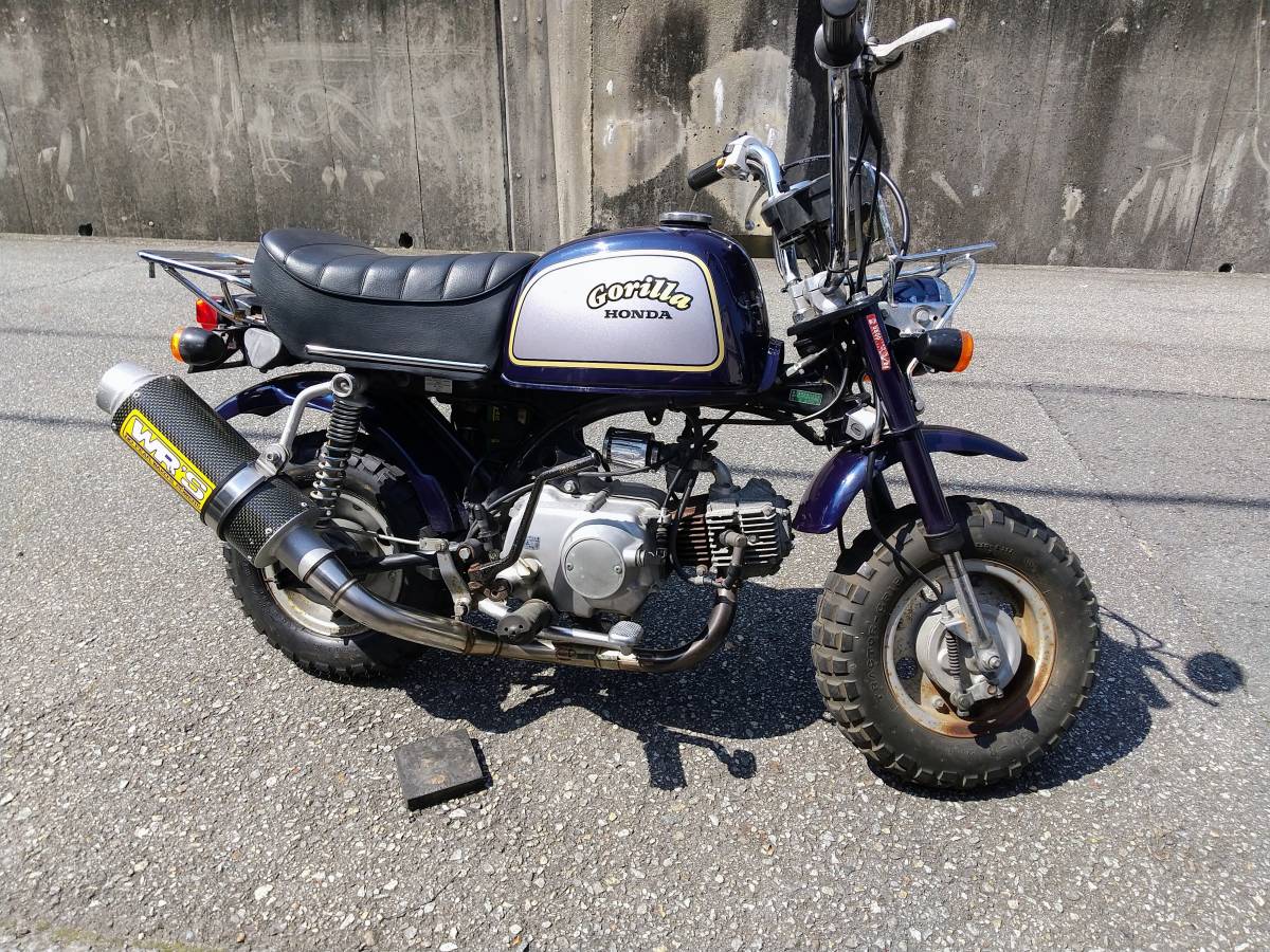 HONDA-KRIZMAN Z50J メッキゴリラ　キャブレターとマフラーセット ゴリラ Z50J 走行5274キロ エンジン好調 ＜リヤタイヤ新品＞ 兵庫宝塚