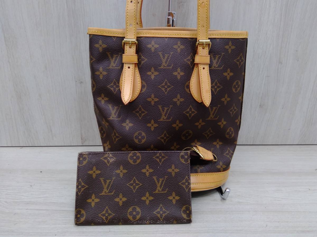 ジャンク ヴィトン LOUIS VUITTON／モノグラム ／プチ・バケット 