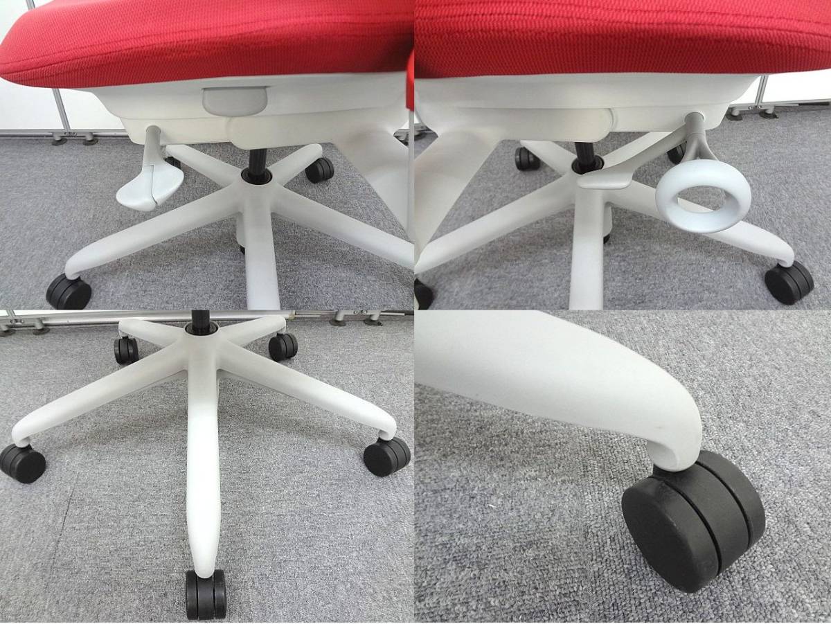 ②Herman Miller / ハーマンミラー セイルチェア レッド デスクチェア 