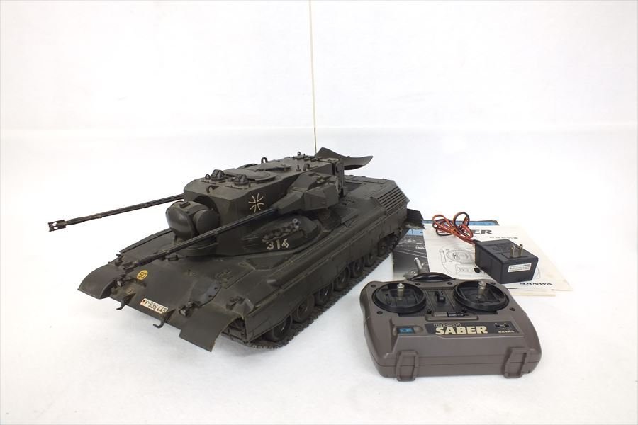 ■ TAIYO 西ドイツ ゲパルト対空戦車 ラジコン 取扱説明書有り リモコン有り 中古 現状品 220402Y5137