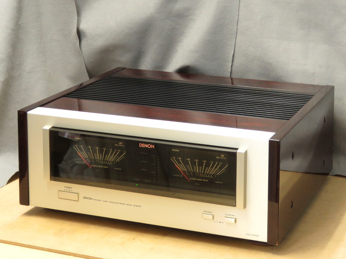 パワーアンプ DENON POA-3000ZR 250W(8) DENON デノン POA-3000ZR 故障