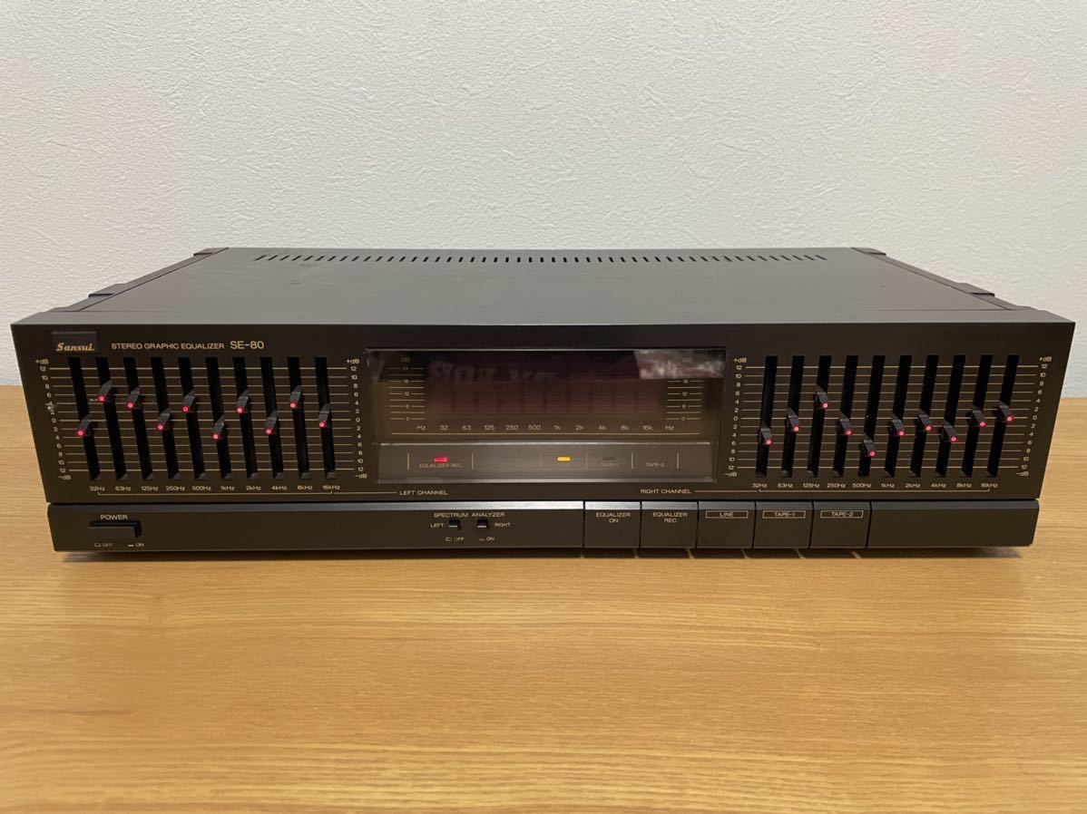 サンスイ グラフィックイコライザー SANSUI Sansui SE-80 - SE-8 Yahoo