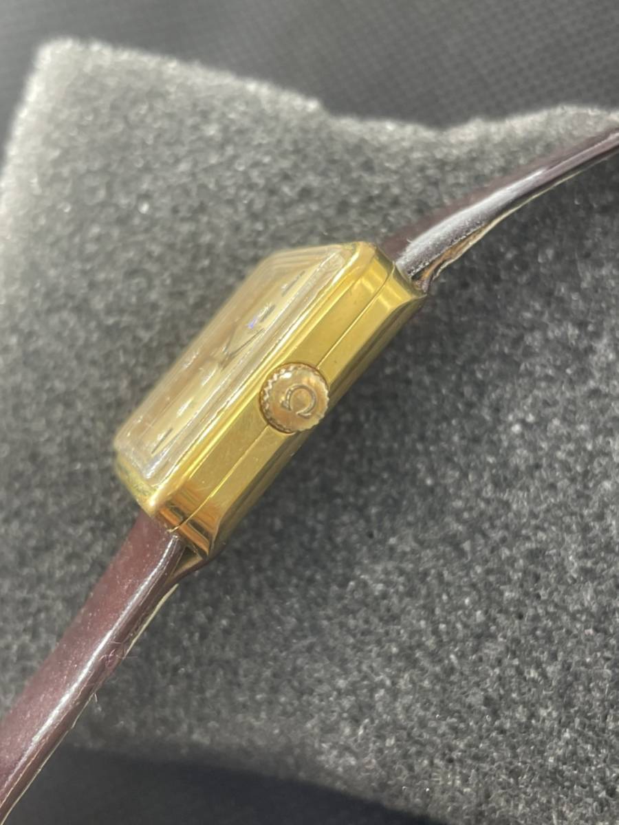 OMEGA DE VILLE スクエア レディース腕時計 ジャンク OMEGA スクエア