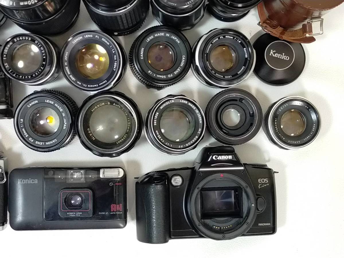 ☆ジャンク品☆Canon Nikon Minolta PENTAXなど カメラ レンズ まとめ