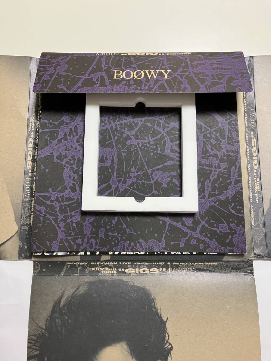 BOOWY “GIGS” JUST A HERO TOUR 1986 初回限定盤 LP箱 CD欠品 箱のみ