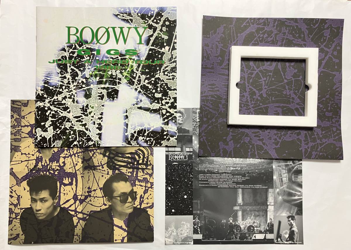 BOOWY “GIGS” JUST A HERO TOUR 1986 初回限定盤 LP箱 CD欠品 箱のみ