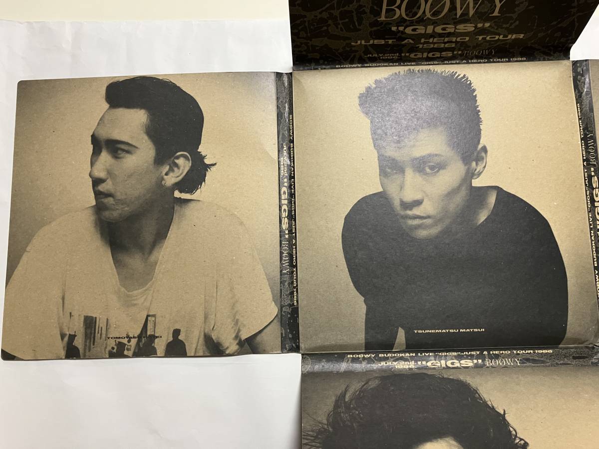 BOOWY “GIGS” JUST A HERO TOUR 1986 初回限定盤 LP箱 CD欠品 箱のみ