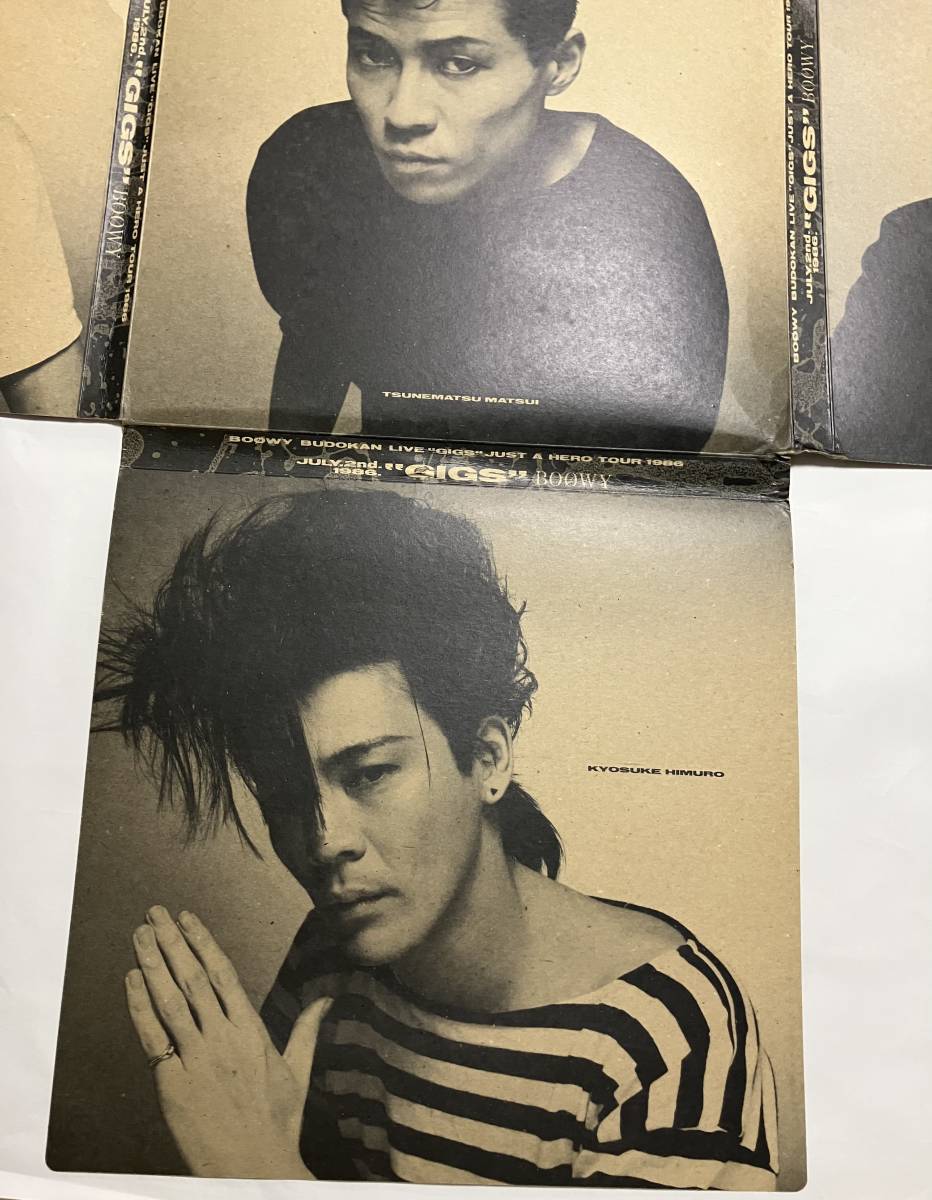 BOOWY “GIGS” JUST A HERO TOUR 1986 初回限定盤 LP箱 CD欠品 箱のみ