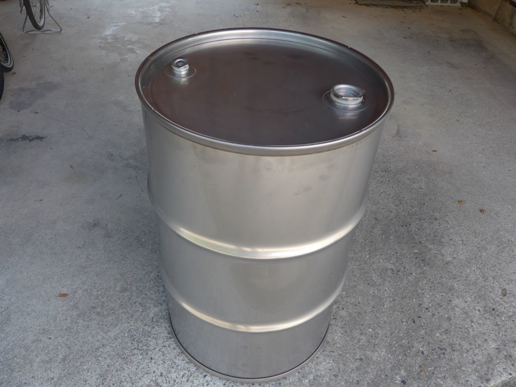 ステンレス200Ｌ　ドラム缶 中古　クローズドラム　日本製_2