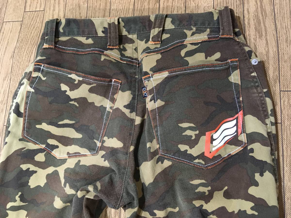HYOD D3o 春夏対応商品 ライディングストレッチジーンズ 迷彩色 M