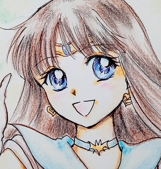 手描きイラスト ときめきトゥナイト 江藤蘭世 セーラー戦士ランゼ 手描きイラスト 売買されたオークション情報 Yahooの商品情報をアーカイブ公開 オークファン Aucfan Com