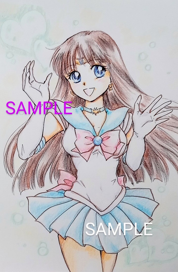 手描きイラスト ときめきトゥナイト 江藤蘭世 セーラー戦士ランゼ 手描きイラスト 売買されたオークション情報 Yahooの商品情報をアーカイブ公開 オークファン Aucfan Com