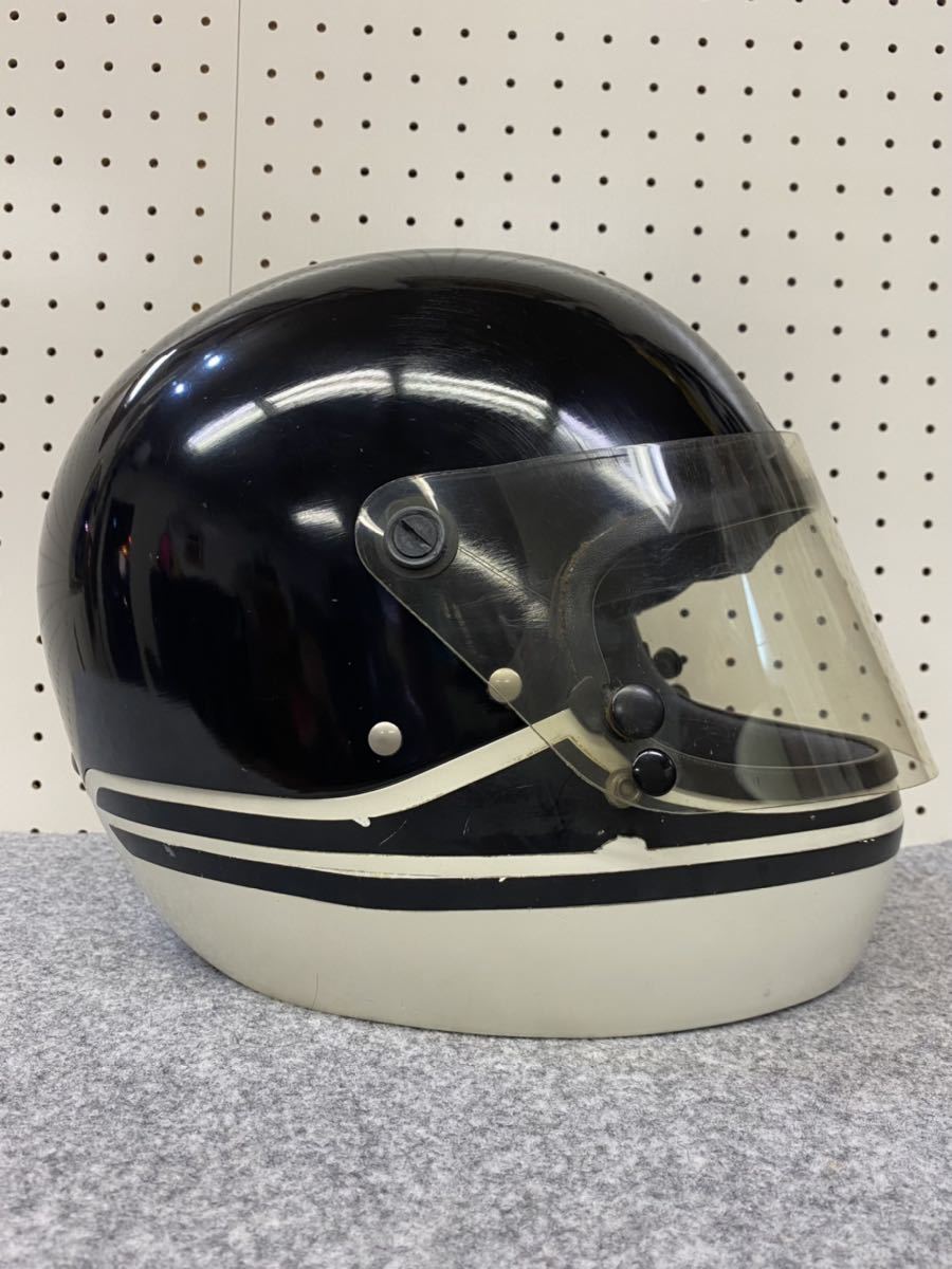 1970s SHOEI S-25 フルフェイス ヘルメット XL 黒 ショウエイ