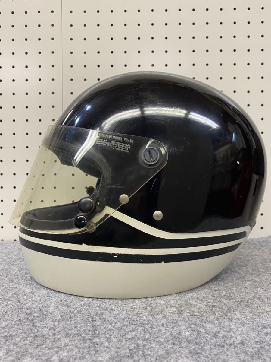 1970s SHOEI S-25 フルフェイス ヘルメット XL 黒 ショウエイ